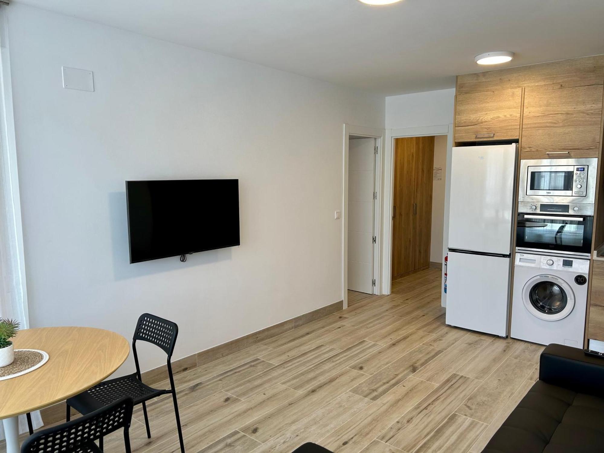 Apartamento Plaza De La Villa Playa Trengandin Ноха Екстериор снимка