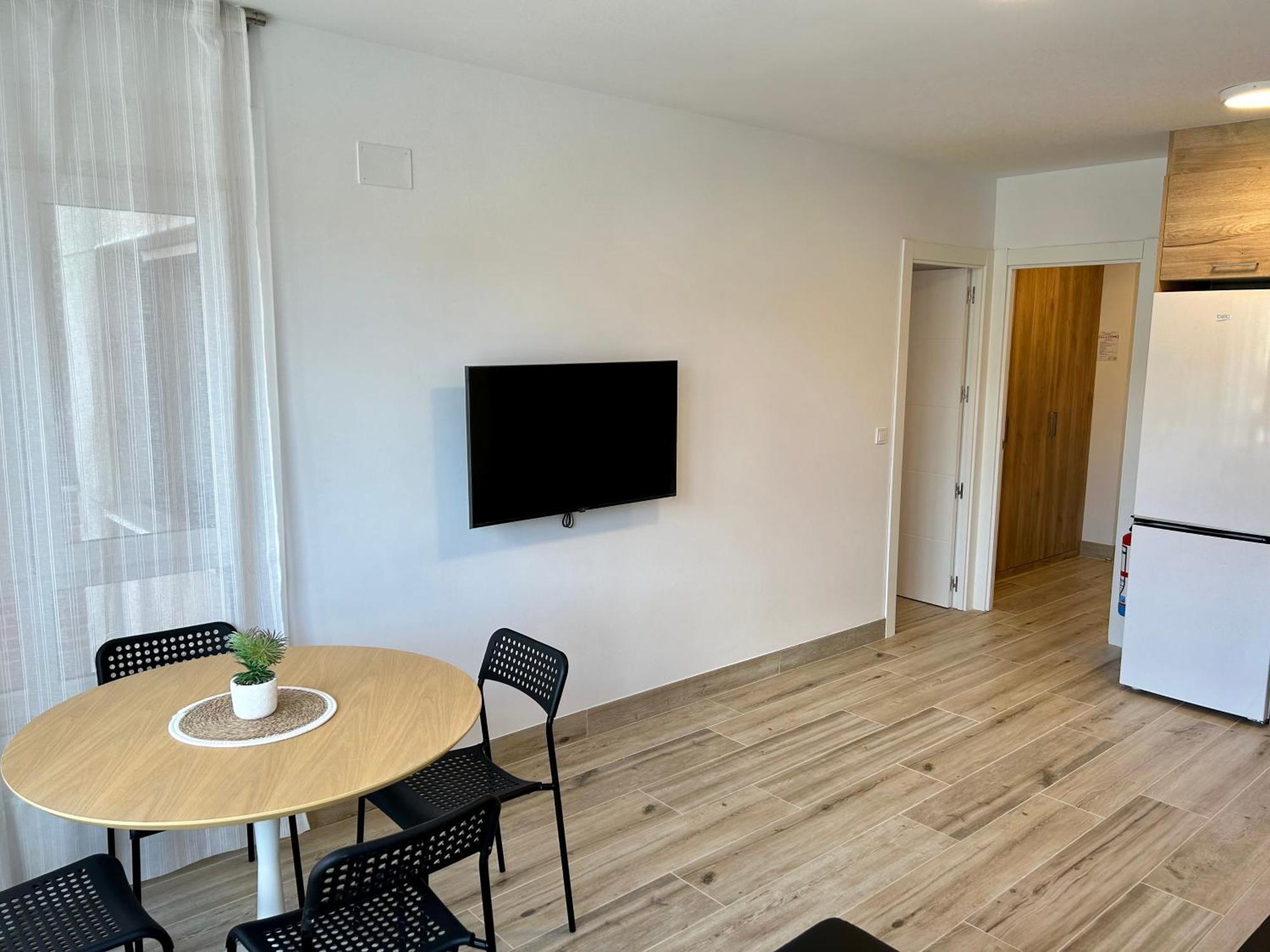 Apartamento Plaza De La Villa Playa Trengandin Ноха Екстериор снимка